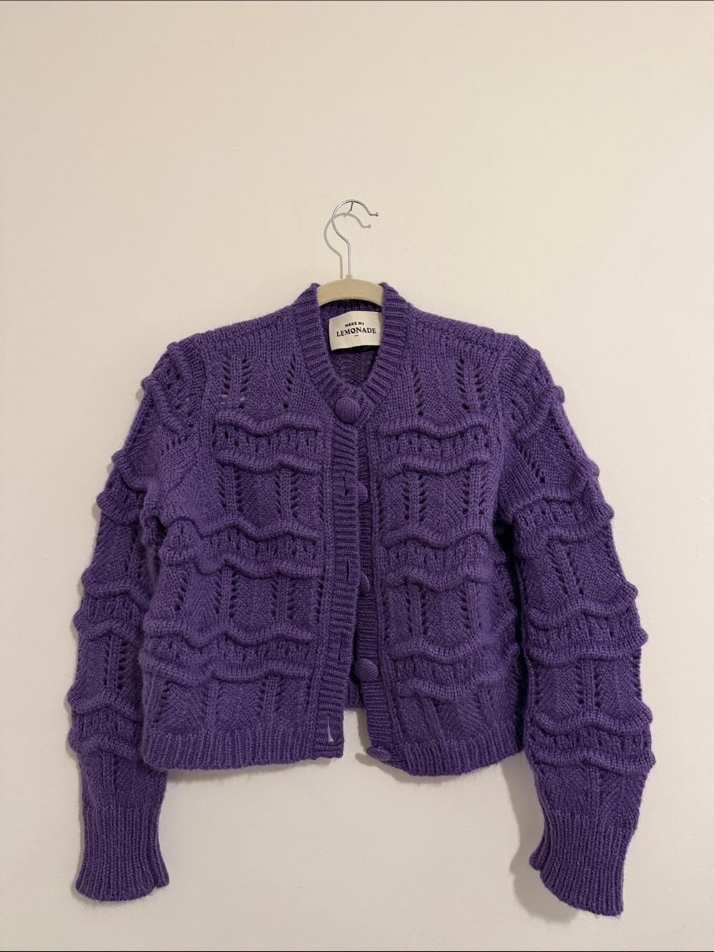 Make My Lemonade Purple Sweater